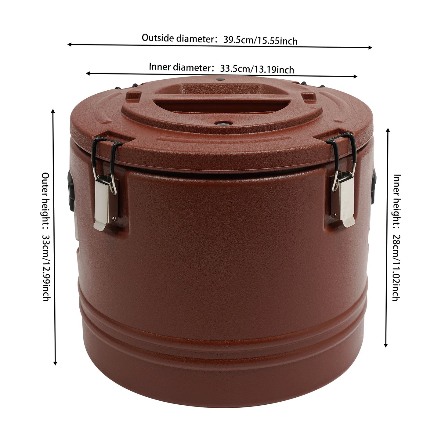 30L Food Warmer, Stainless Steel Food Cooler Carrier - Cheerful Home Finds