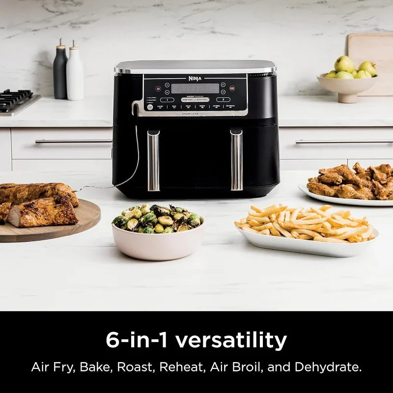 Ninja DZ201 Foodi 8 Quart 6-in-1 DualZone Air Fryer - Cheerful Home Finds