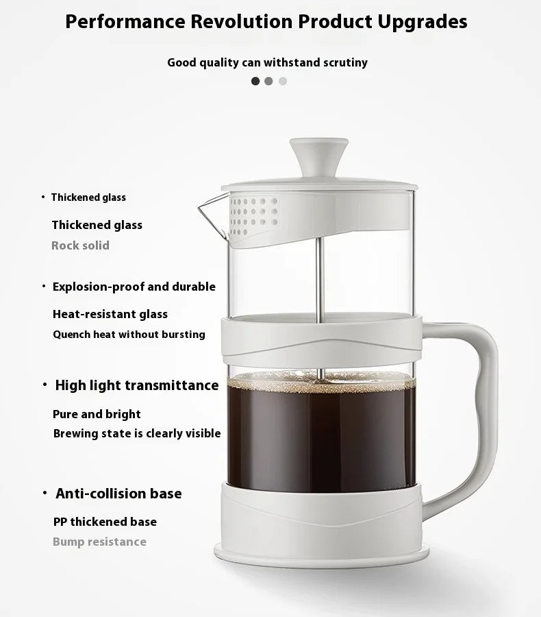 GIANXI Hand Press Coffee Maker Multi-Function Brewing Pot - Cheerful Home Finds