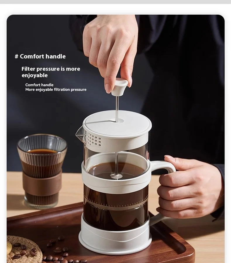 GIANXI Hand Press Coffee Maker Multi-Function Brewing Pot - Cheerful Home Finds