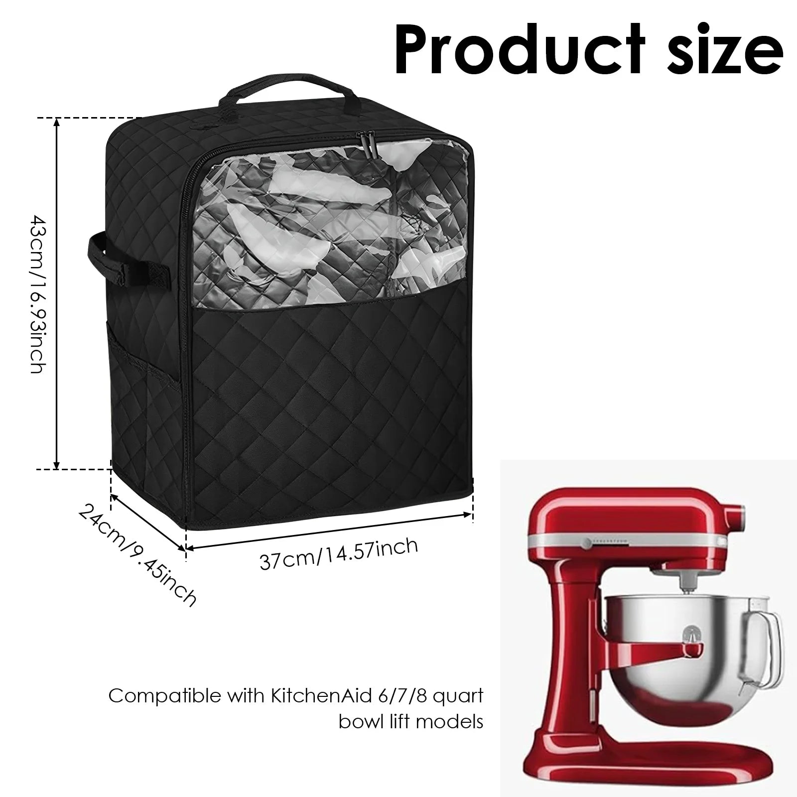 Stand Mixer Dust Cover Kitchen Vertical Mixer Storage Bag - Cheerful Home Finds