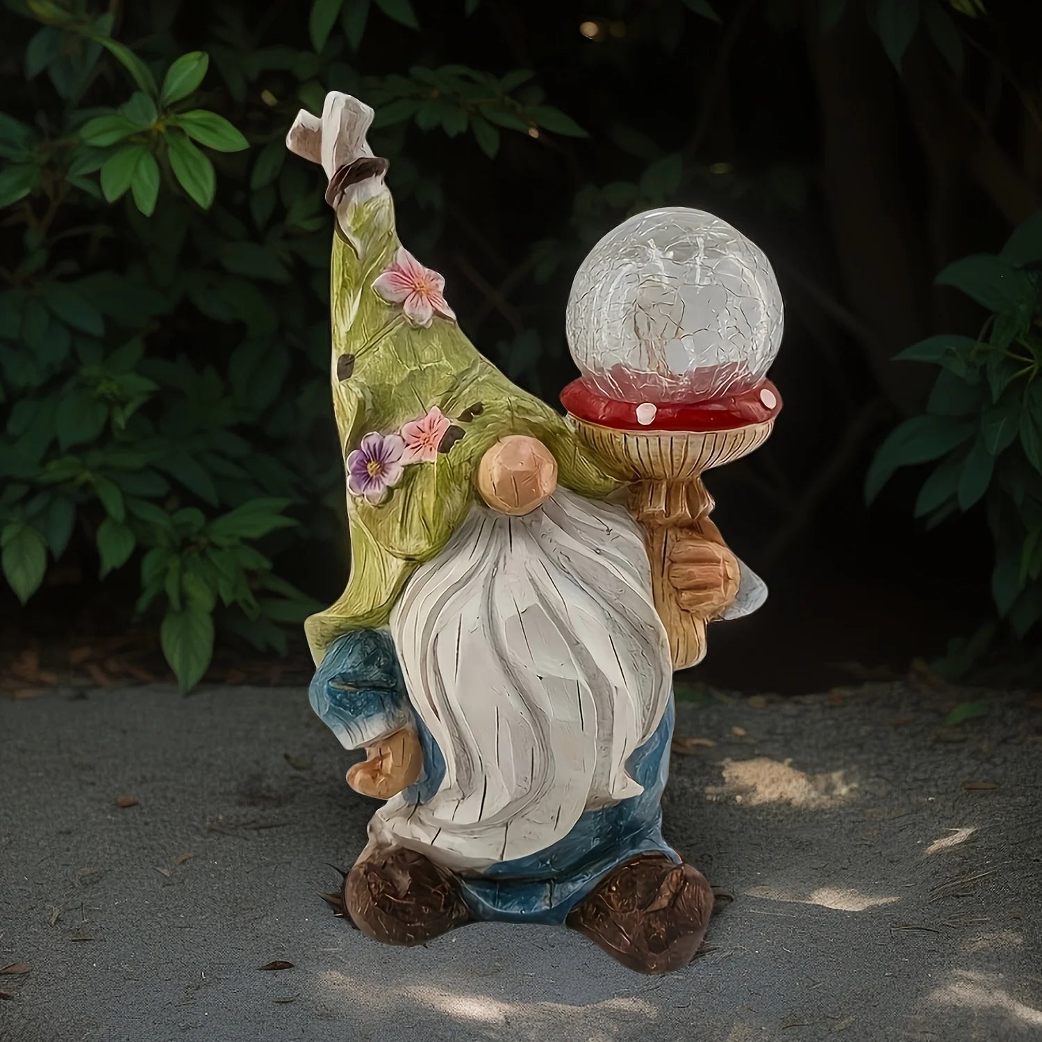 Garden Gnomes Statues Outdoor Decor with Solar Lights - Cheerful Home Finds