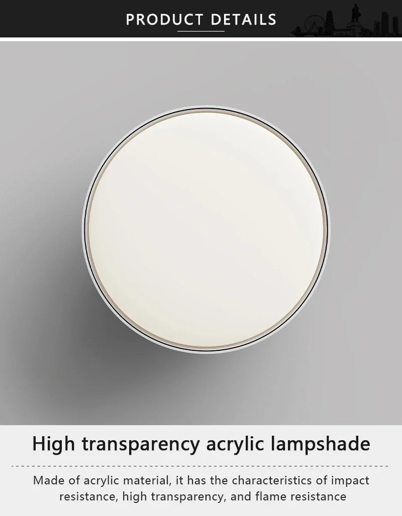 Modern LED Ceiling Fan Light Invisible Leafless Low Decibel Remote Dimming Fan for Bedroom and Living Room - Cheerful Home Finds
