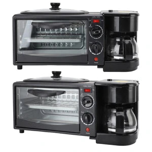 Air Fryer Toaster Smart Oven 17.9 x 7.7 x 7.5 Inch Countertop Convection 3 in 1 Multifunctional Home Breakfast Station