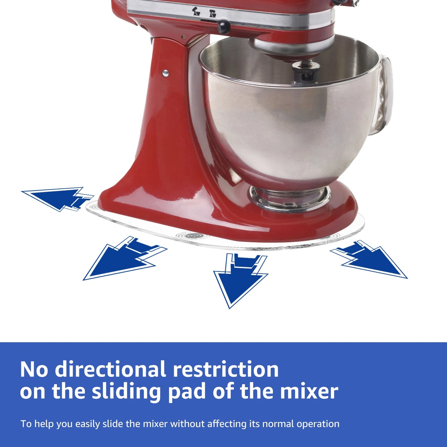 Mixer Slider Mat Compatible For 4.5 QT Tilt Head Mixer - Cheerful Home Finds