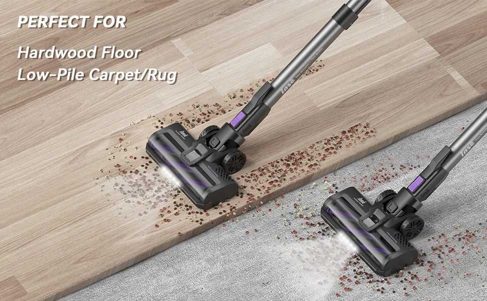 Inse S10 Cordless Vacuum Cleaner Set 30Kpa 350W Motor - Cheerful Home Finds