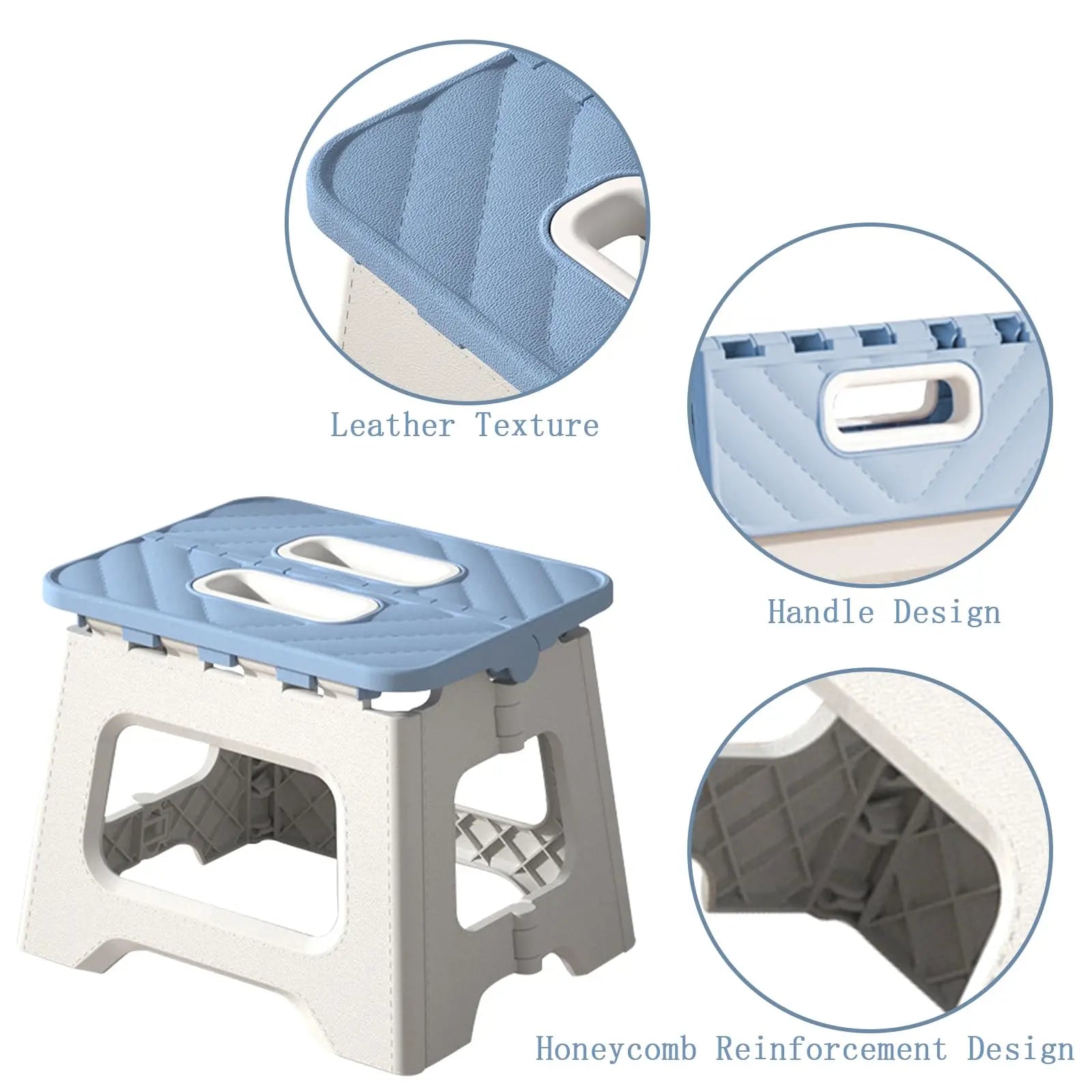 Home Folding Step Stool - Anti-Slip Surface Foot Stool - Cheerful Home Finds