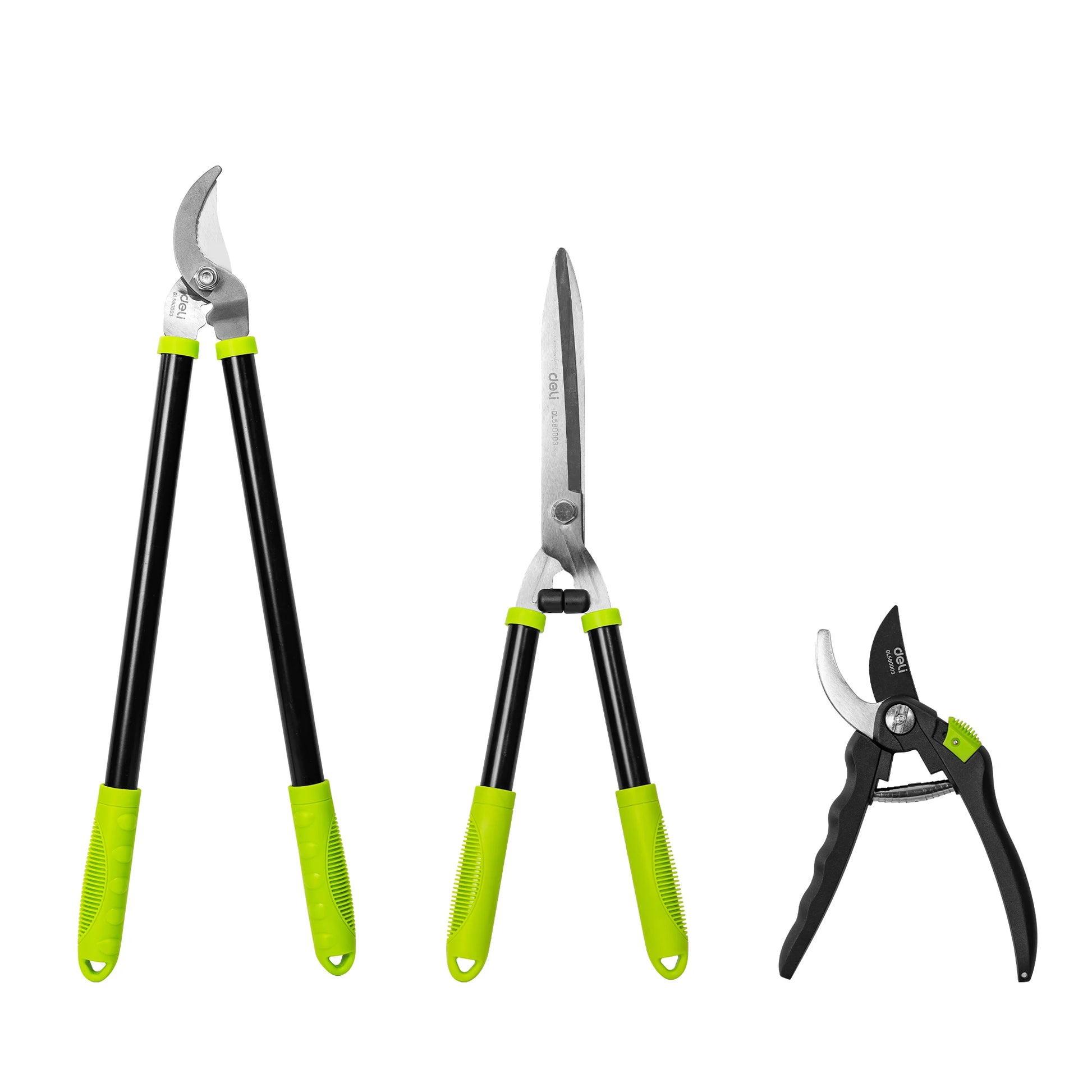 Deli 3-Piece Loppers, Hedge Clippers & Pruners Set - Cheerful Home Finds