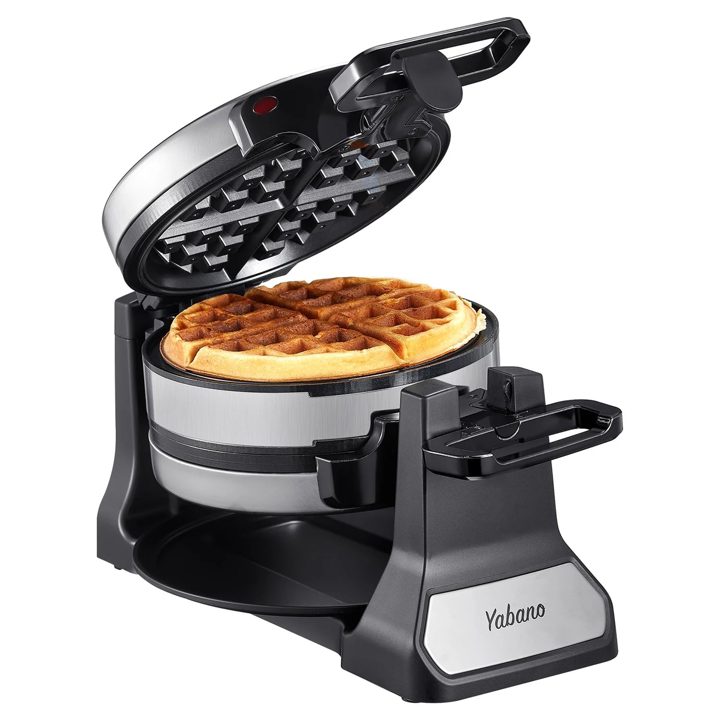 Belgian Waffle Maker Classic Rotating Iron Nonstick Plates - Cheerful Home Finds