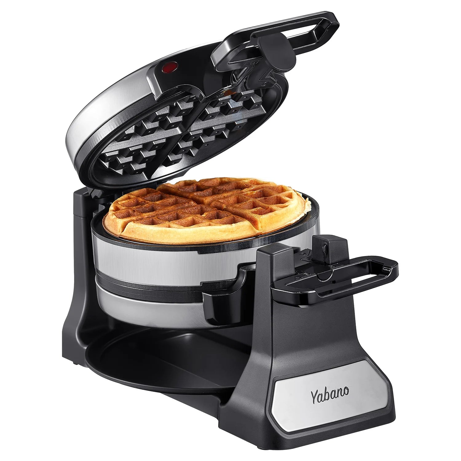 Belgian Waffle Maker Classic Rotating Iron Nonstick Plates - Cheerful Home Finds