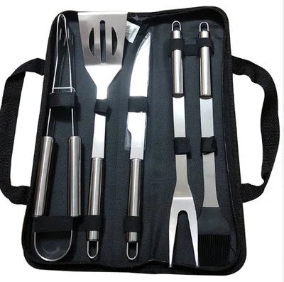 Stainless Steel Oven Set Barbecue Combination Tool Outdoor BBQ - Cheerful Home Finds
