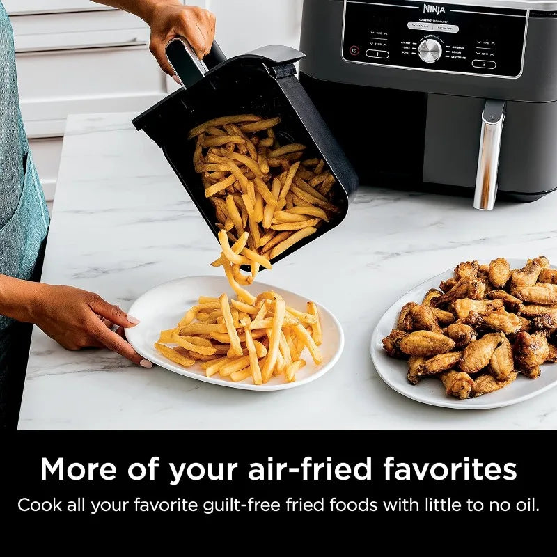 Ninja DZ201 Foodi 8 Quart 6-in-1 DualZone Air Fryer - Cheerful Home Finds