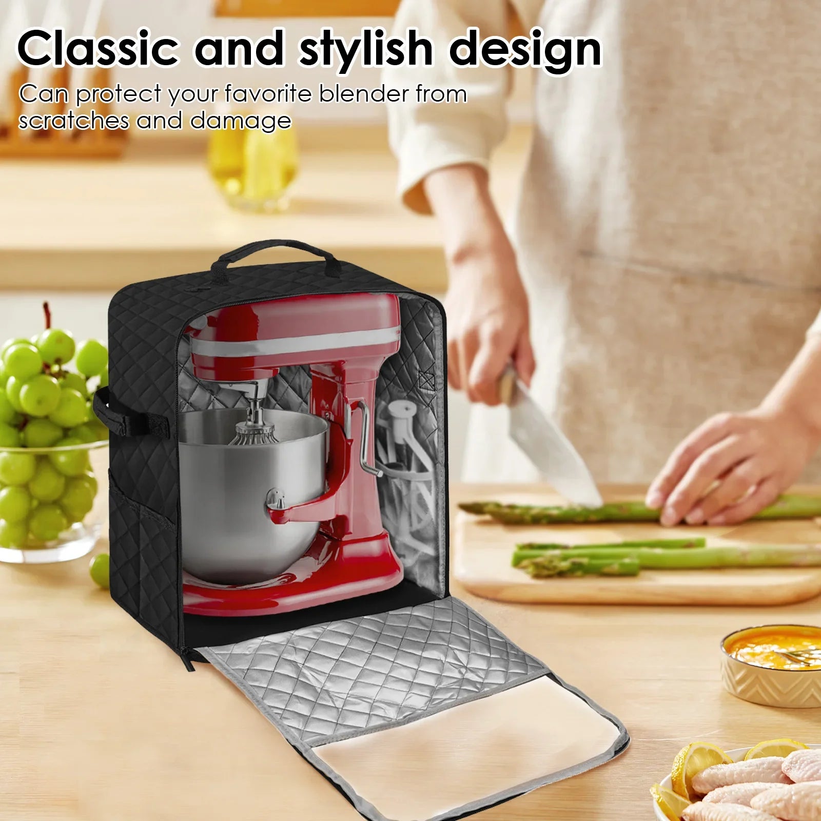 Stand Mixer Dust Cover Kitchen Vertical Mixer Storage Bag - Cheerful Home Finds