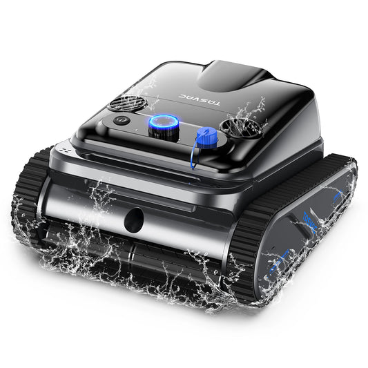 TASVAC Automatic Cordless Robotic Pool Cleaner for 80 Feet - Cheerful Home Finds