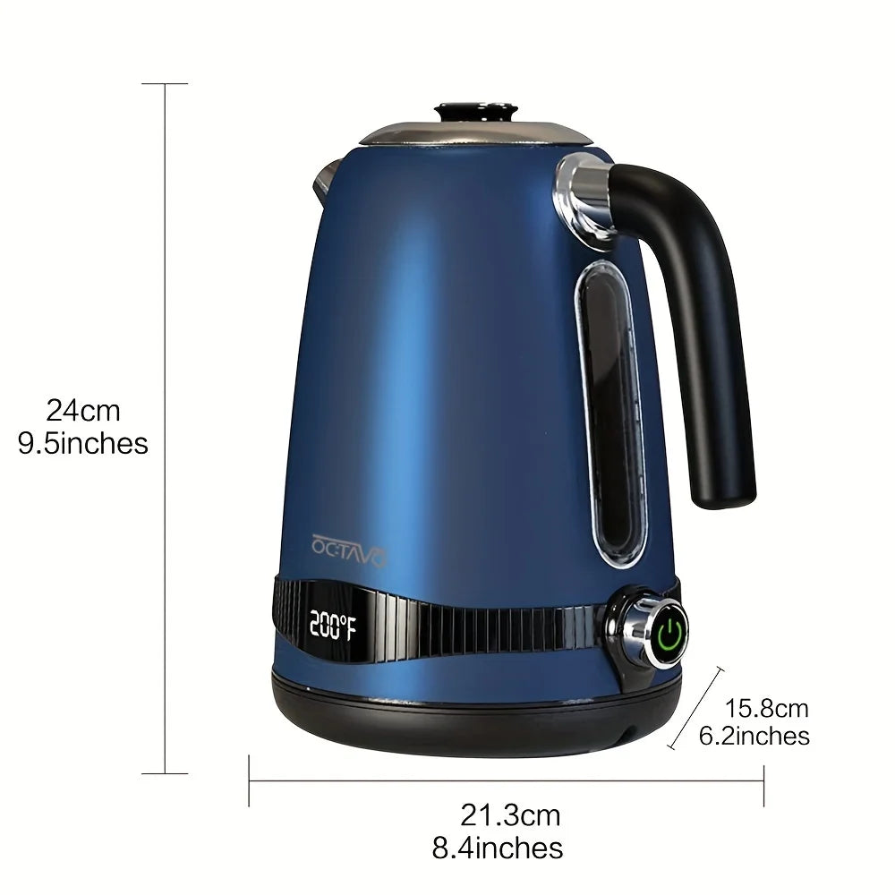 1pc 1.8QT Electric Kettle with Temperature Control 1100W - Cheerful Home Finds