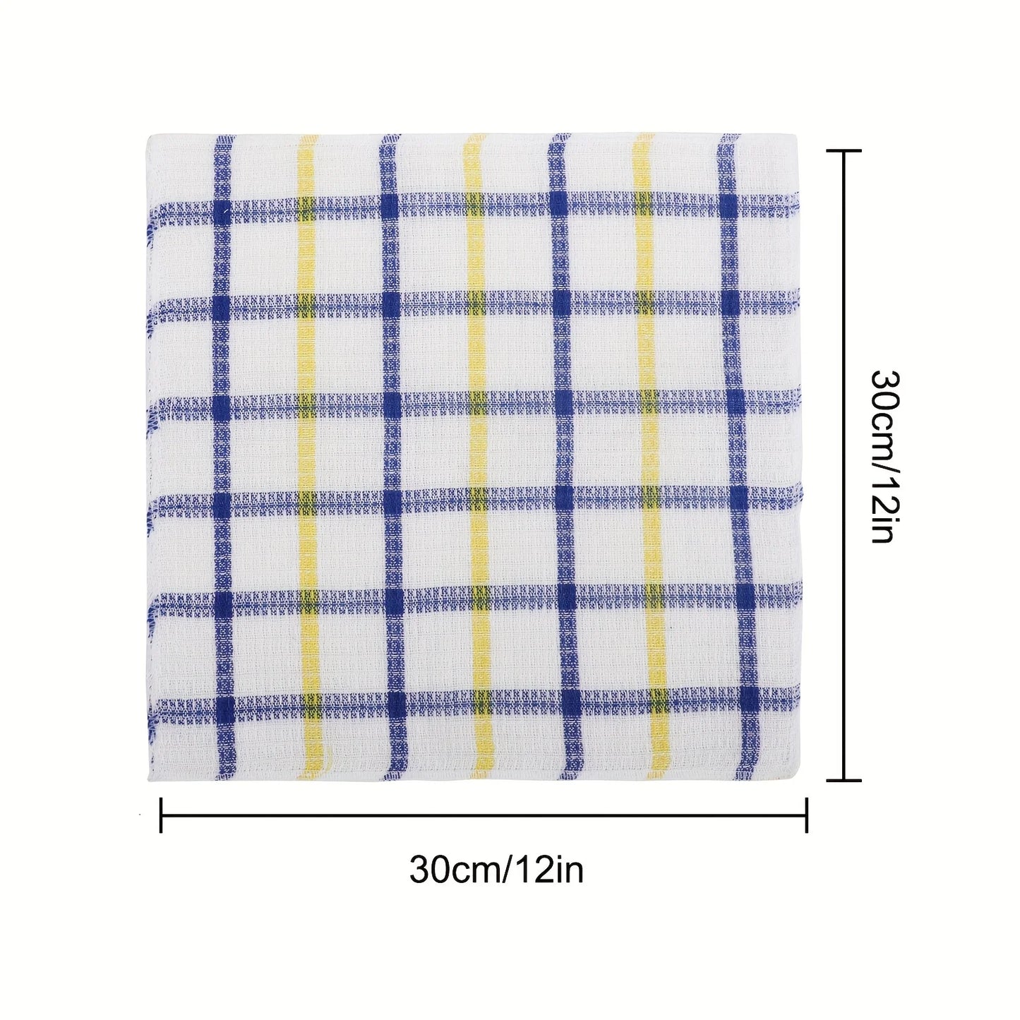 12pcs Kitchen Dish Cloths, Soft Absorbent Towel Set - Cheerful Home Finds