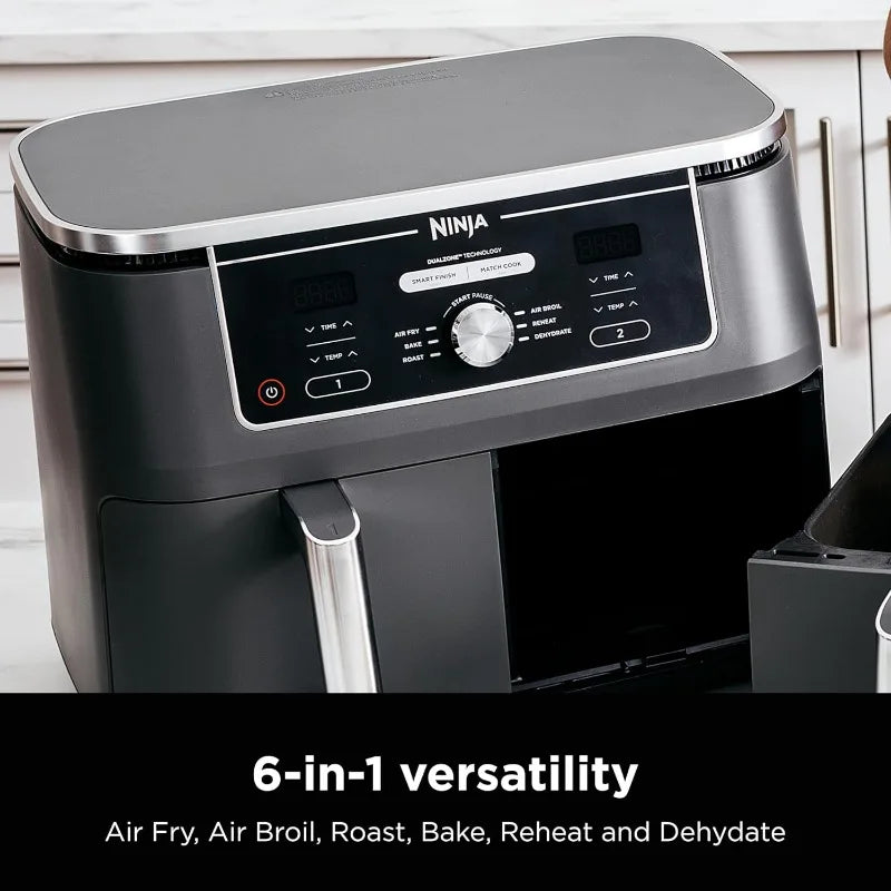 Ninja DZ201 Foodi 8 Quart 6-in-1 DualZone Air Fryer - Cheerful Home Finds