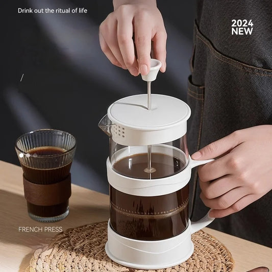 GIANXI Hand Press Coffee Maker Multi-Function Brewing Pot - Cheerful Home Finds