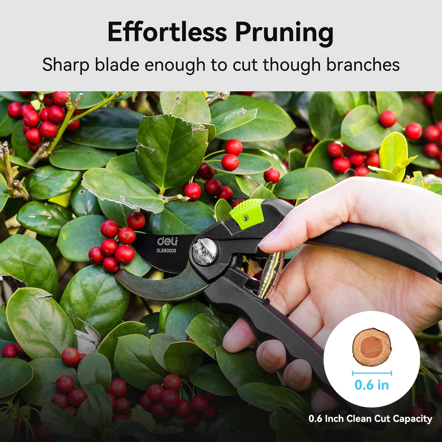 Deli 3-Piece Loppers, Hedge Clippers & Pruners Set - Cheerful Home Finds