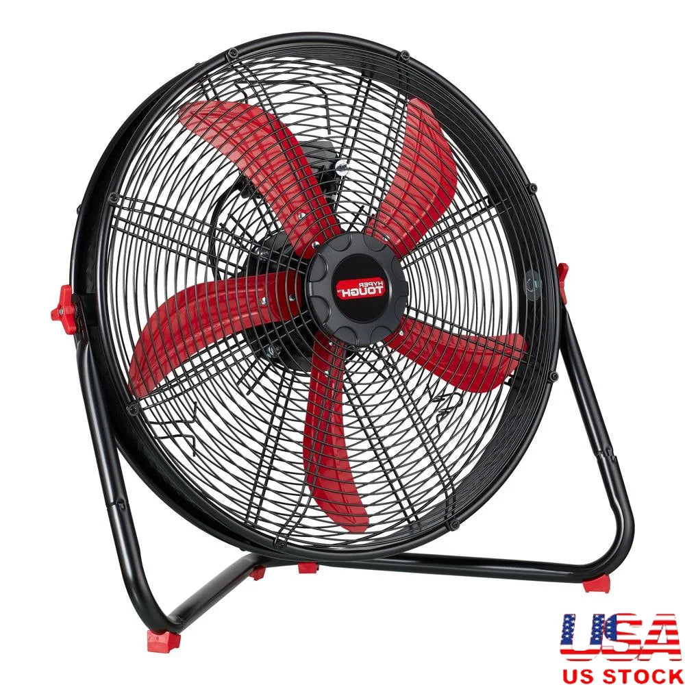 20 Inch High Velocity Sealed Motor Drum Fan Wall Mountable - Cheerful Home Finds