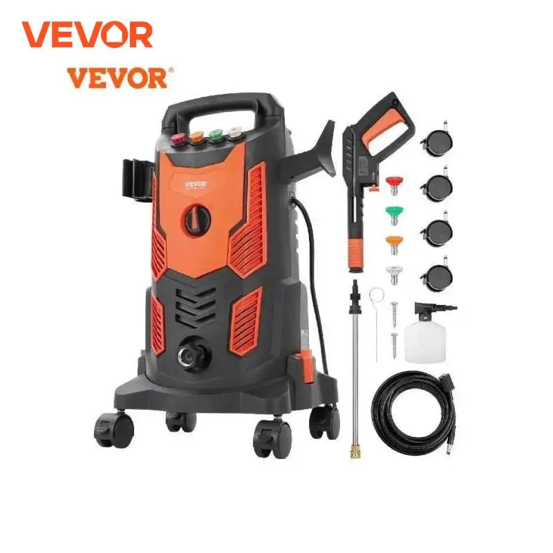 VEVOR Electric Pressure Washer with Quick Connect Nozzles - Cheerful Home Finds