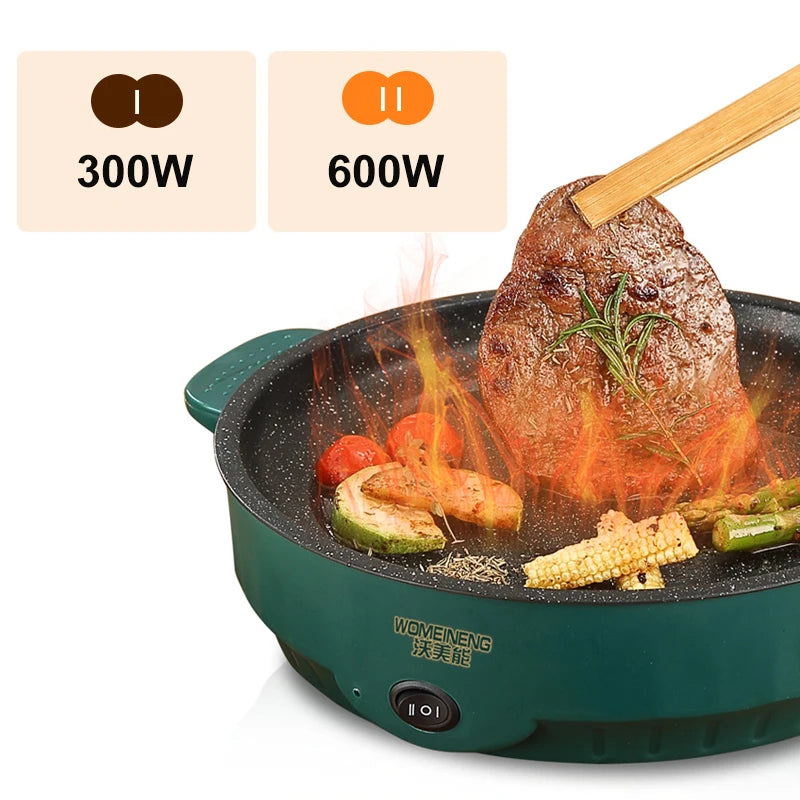 Electric MultiCooker Electric Frying Pan 220V Non-stick Cooking Machine - Cheerful Home Finds