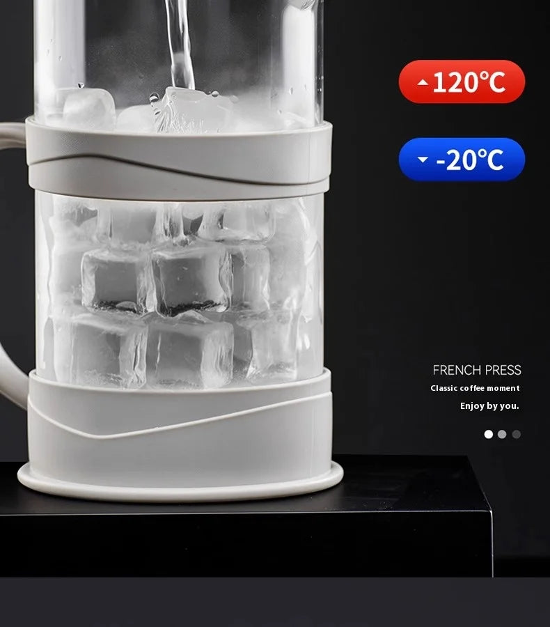 GIANXI Hand Press Coffee Maker Multi-Function Brewing Pot - Cheerful Home Finds