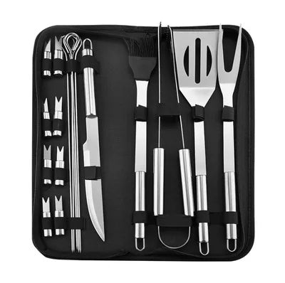 Stainless Steel Oven Set Barbecue Combination Tool Outdoor BBQ - Cheerful Home Finds