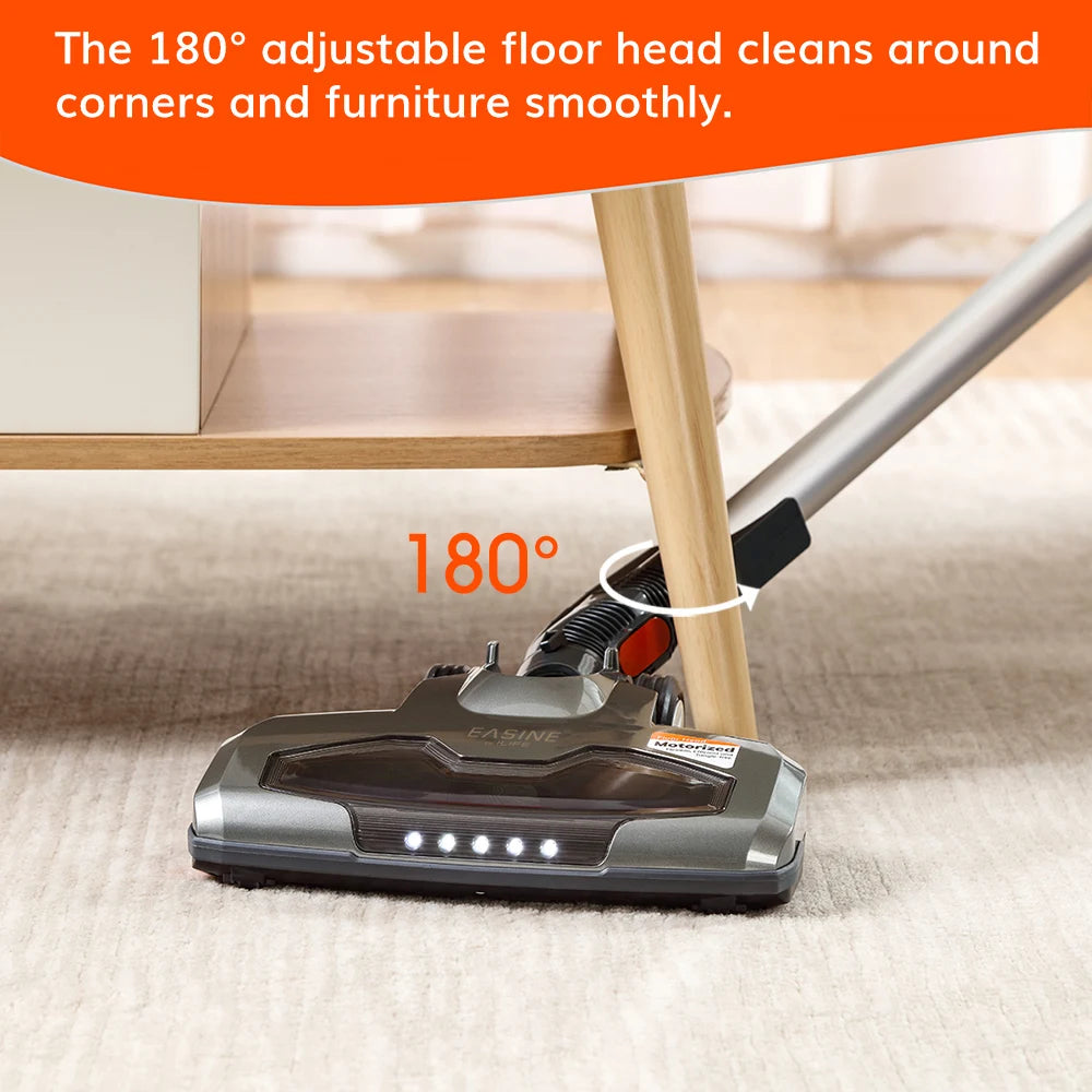 ILIFE H70 Cordless Handheld Vacuum Cleaner Robot 21kPa Suction 1.2L Dust Cup 40 Minutes Runtime LED Illumination Removable Battery