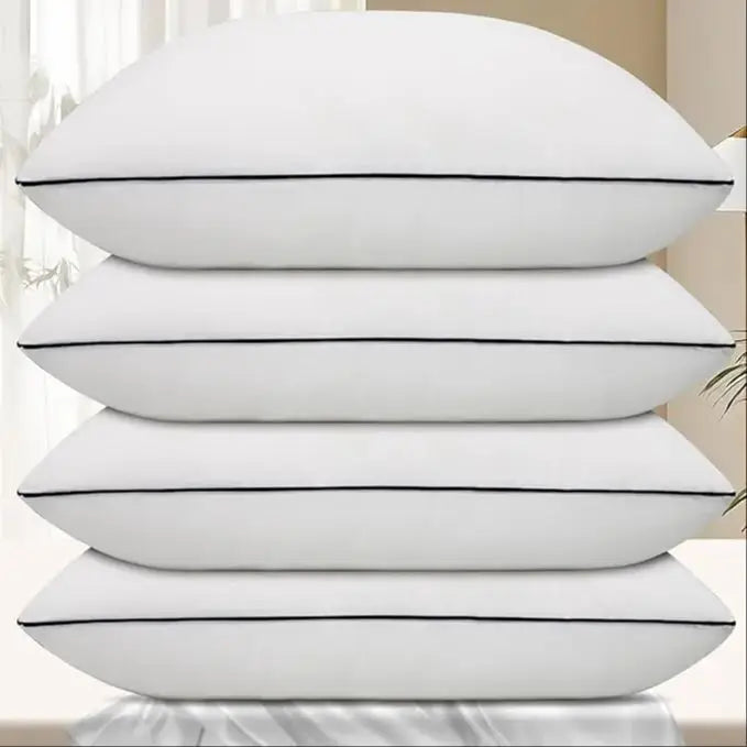 Cooling Bed Pillows, Luxury 3D Microfiber, Pack of 4 - Cheerful Home Finds