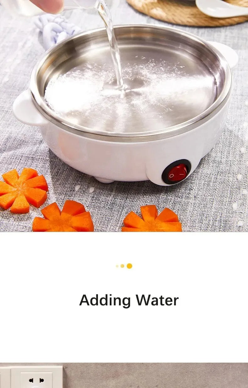 Multifunctional Egg Boiler Electric Egg Steamer Cooking Breakfast Machine - Cheerful Home Finds