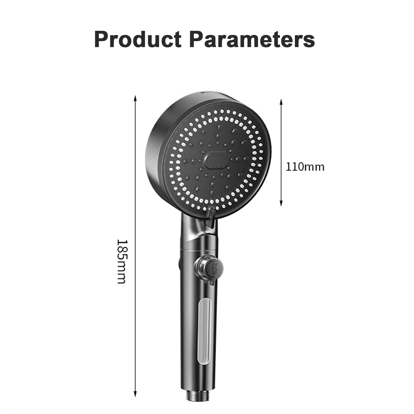 10 Modes Handheld High-Pressure Water Saver Showerhead - Cheerful Home Finds