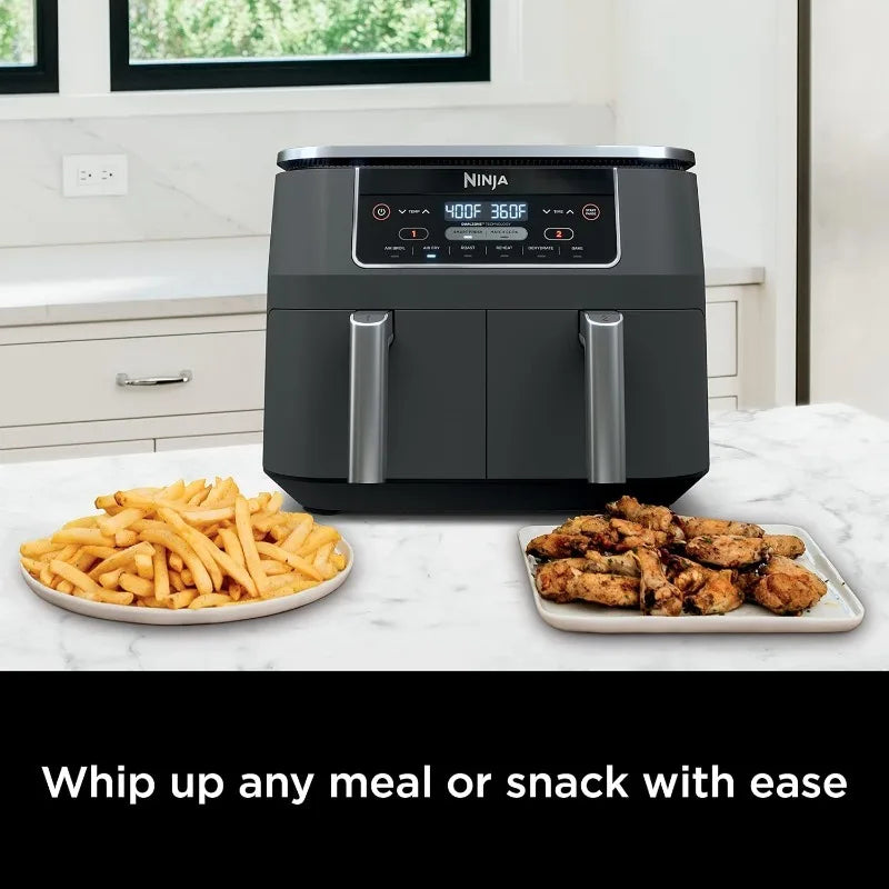 Ninja DZ201 Foodi 8 Quart 6-in-1 DualZone Air Fryer - Cheerful Home Finds