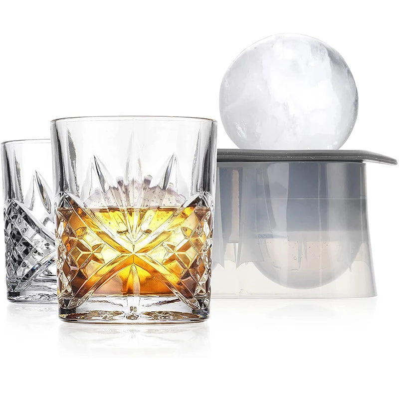 1PCS Whiskey Glass, Old Fashioned Rocks Glasses Tumblers - Cheerful Home Finds