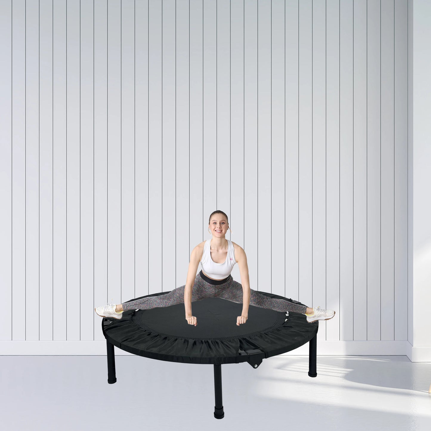 Foldable Mini Exercise Trampoline Portable Fitness Rebounder - Cheerful Home Finds