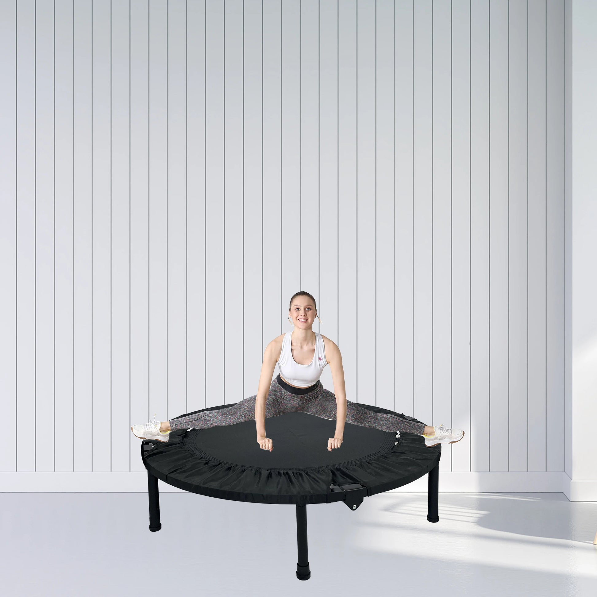 Foldable Mini Exercise Trampoline Portable Fitness Rebounder - Cheerful Home Finds