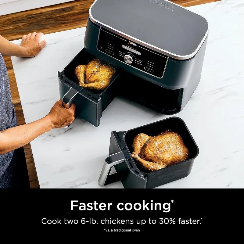Ninja DZ201 Foodi 8 Quart 6-in-1 DualZone Air Fryer - Cheerful Home Finds