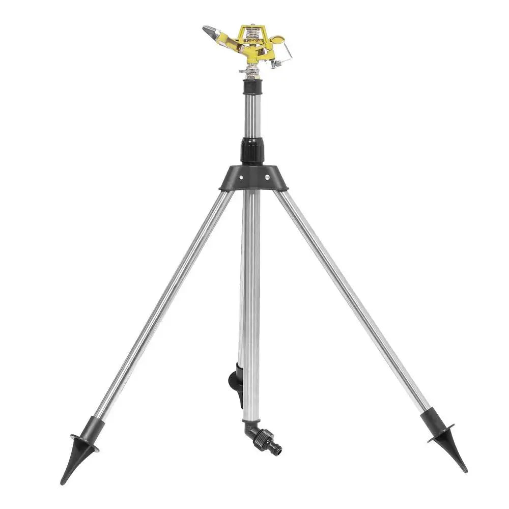 Garden Automatic Rotating Sprinkler Stainless Steel Tripod - Cheerful Home Finds