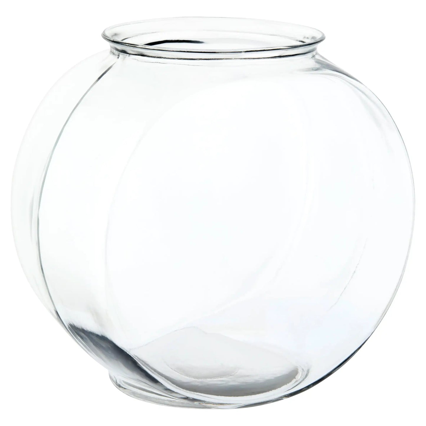 Drum Glass Fishbowl Clear Aquarium Bowl for Home Decor - Cheerful Home Finds