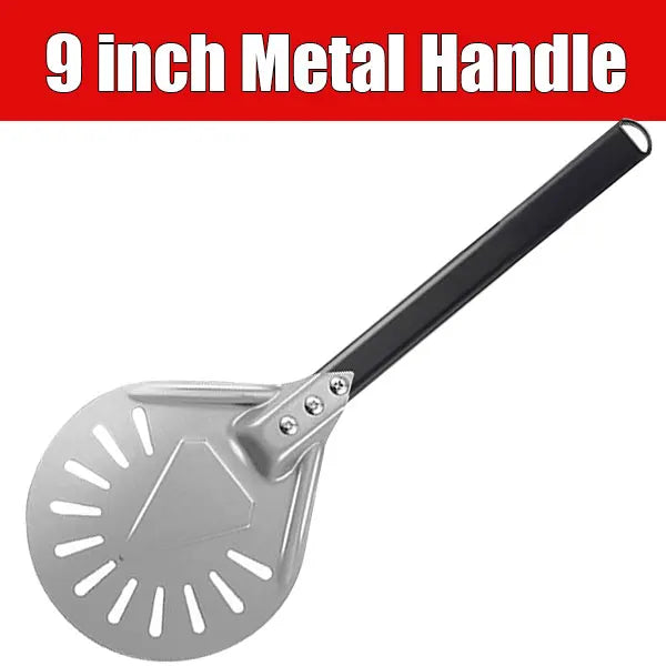 Round 7/9/12 Inch Pizza Turning Peel Turner Long Handle - Cheerful Home Finds