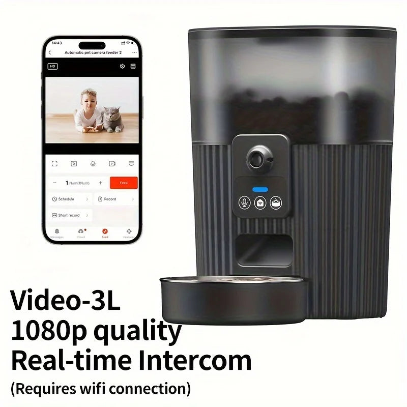 PAPIFEED Cat Automatic Feeder Dog Fixed Feeding Machine - Cheerful Home Finds