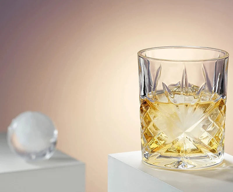1PCS Whiskey Glass, Old Fashioned Rocks Glasses Tumblers - Cheerful Home Finds