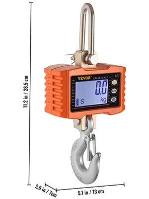 VEVOR 1000KG Aluminum Digital Crane Scale Heavy Duty - Cheerful Home Finds