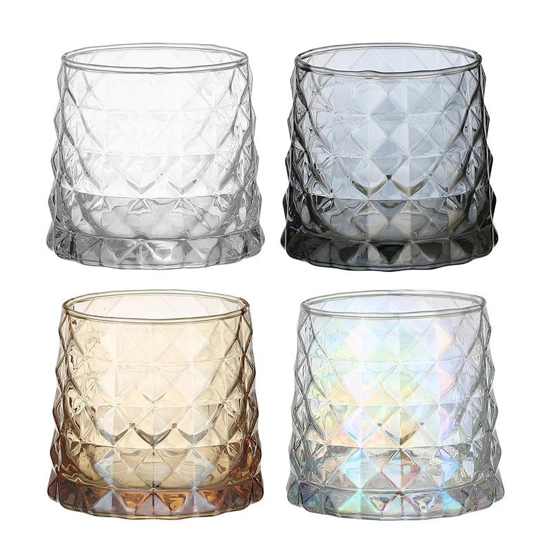 1PCS Whiskey Glass, Old Fashioned Rocks Glasses Tumblers - Cheerful Home Finds