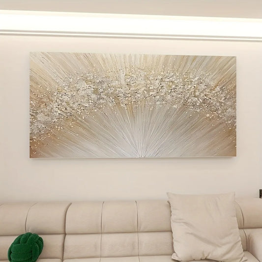 Twisting And Bending Of Lines Visual Flow In Abstract Paintings Suitable For Interior Decoration 1.5 Inch Thick Pine Solid Frame - Cheerful Home Finds